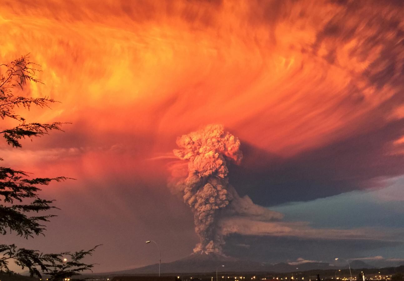 Volcanic eruption